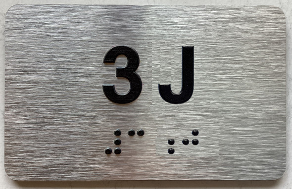 APT# 3J SILVER Sign