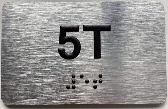 APT# 5T SILVER Sign