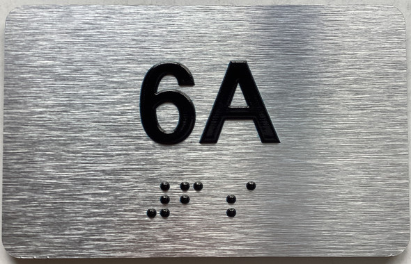 APT# 6A SILVER Sign
