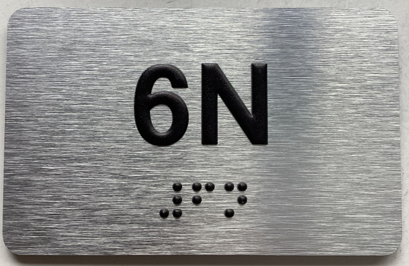 APT# 6N SILVER Sign