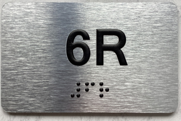 APT# 6R SILVER Sign