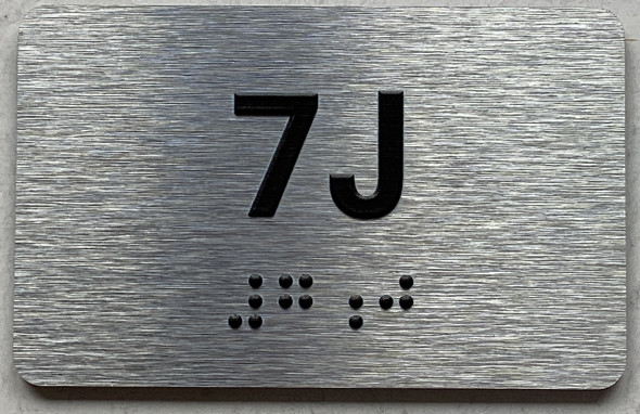 APT# 7J SILVER Sign