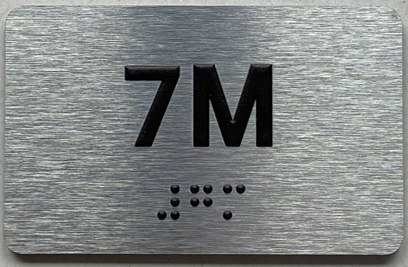 APT# 7M SILVER Sign
