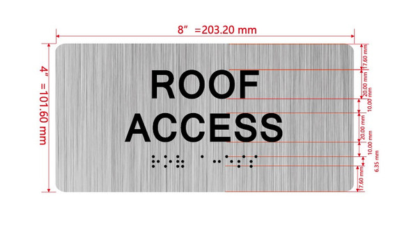 ROOF ACCESS HPD SIGN