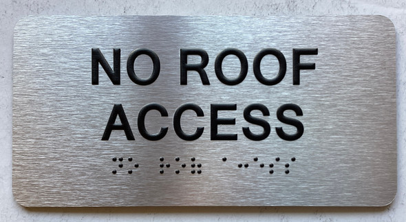 NO ROOF ACCESS HPD SIGN