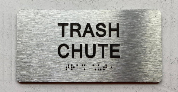 TRASH CHUTE Hpd Sign