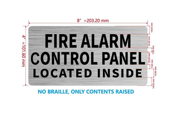 The Fire Alarm Control Panel Located Inside Hpd Sign