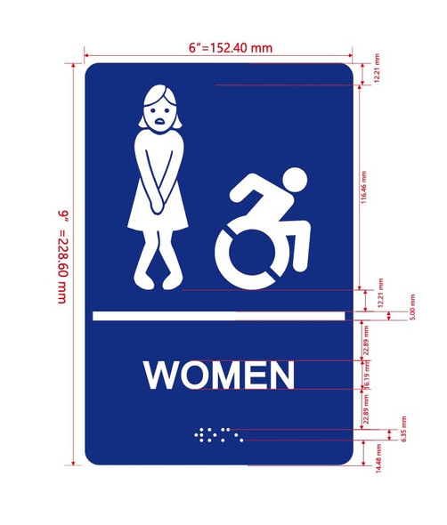 Women Accessible Hpd Sign