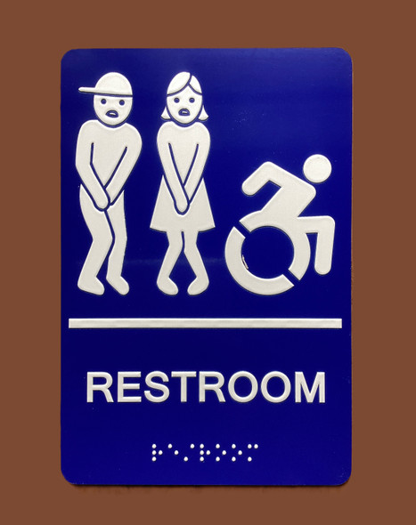 Restroom Accessible Hpd Sign