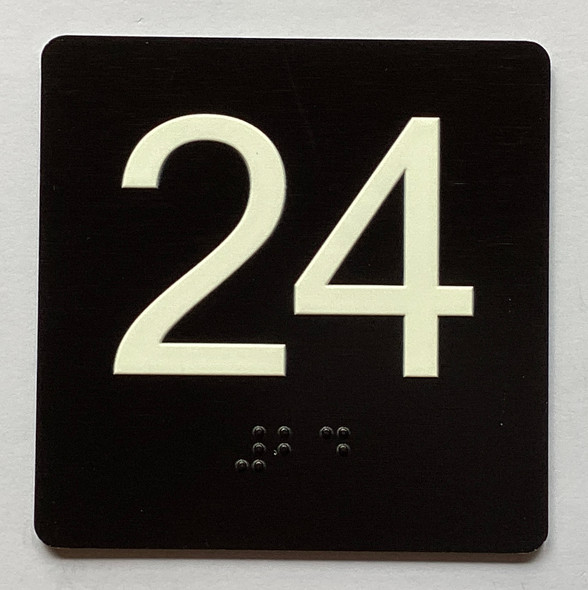 24 Sign with Raised Letters Hpd Sign