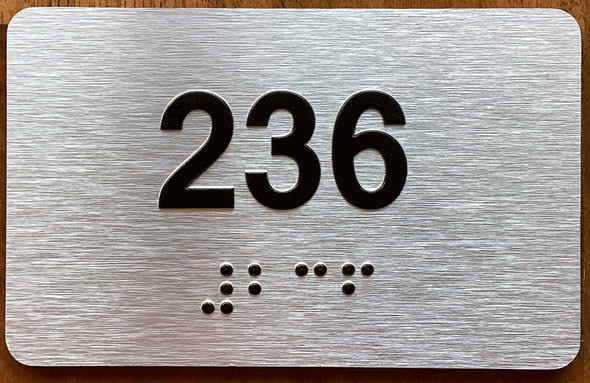 Apartment number 236 Sign