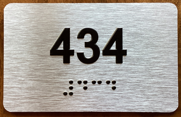 Apartment number 434 Sign