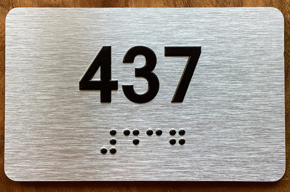 Apartment number 437 Sign