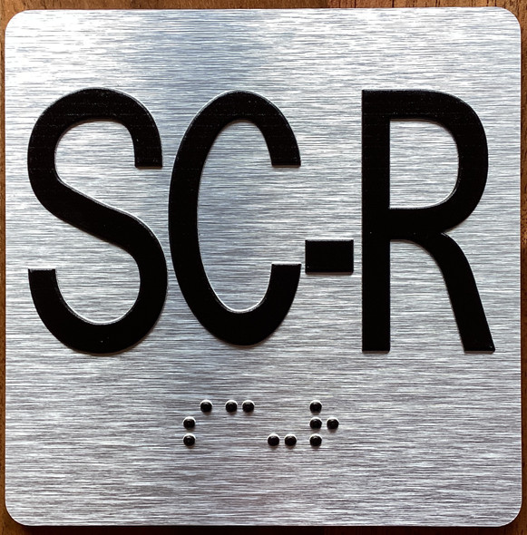 SC-R Elevator Jamb Plate Sign