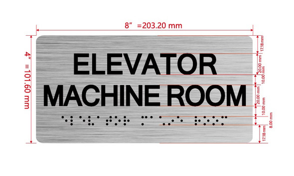 Elevator Machine Room Hpd Sign