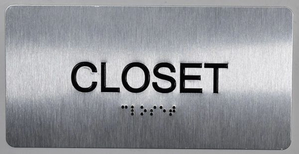 Closet  ADA -Tactile Touch Braille