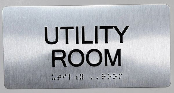 Utility Room  -Tactile Touch Braille