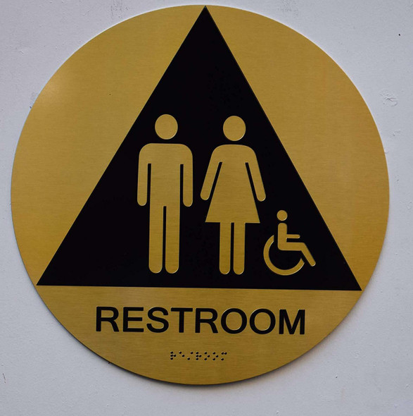 Unisex ACCESSIBLE Restroom CA 128-ADA