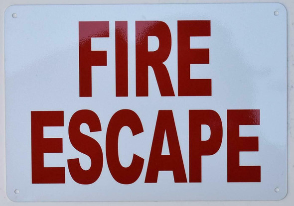 FIRE Escape  Signage