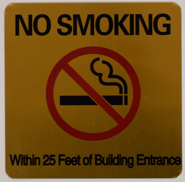 NO Smoking 25 FEET of Building