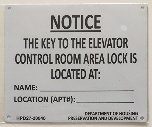 KEY TO ELEVATOR