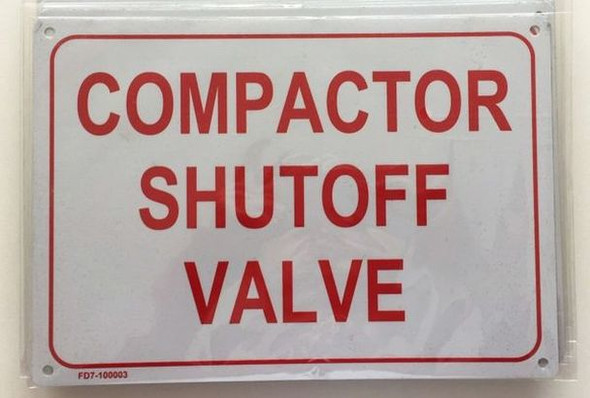 COMPACTOR SHUT-OFF VALVE