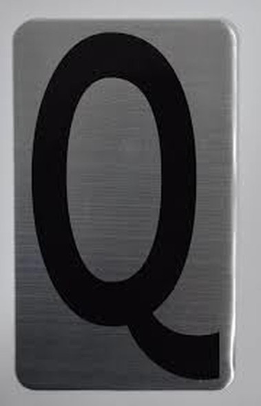 House Number Letter Sigpartment Number Letter sinage- Letter Q