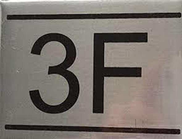 APARTMENT NUMBER  Signage -3F