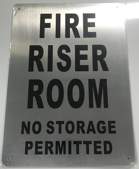 FIRE Riser Room sinage