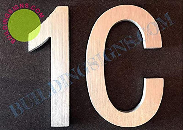 metal  Signages letter - minium letter number  Signage