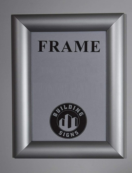 Elevator Certificate Frame Front Load Frame