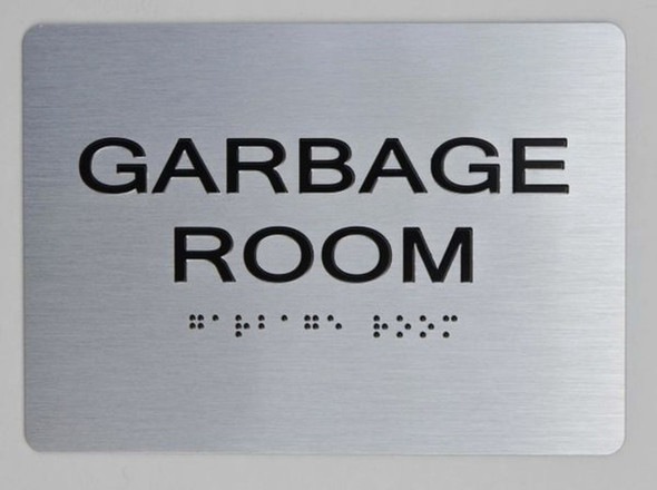 GARBAGE ROOM Sign