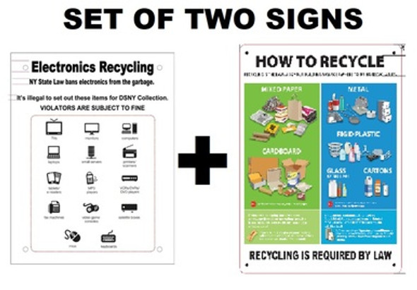 nyc how to recycle sign