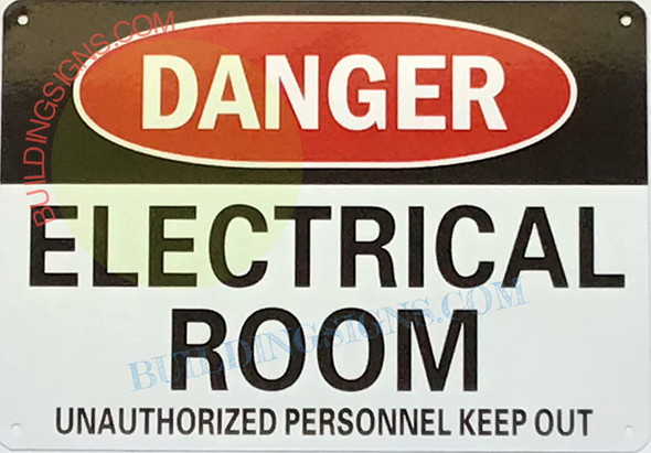 Danger:Electrical Service Main Disconnect Sign