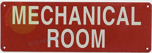 MECHANICAL ROOM SIGNAGE