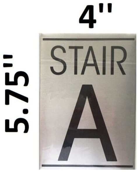 STAIR A signage