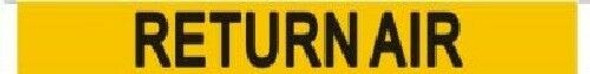 Set of 5 PCS - Pipe Marking- Return AIR Sign