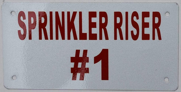 SPRINKLER RISER #1 Signage
