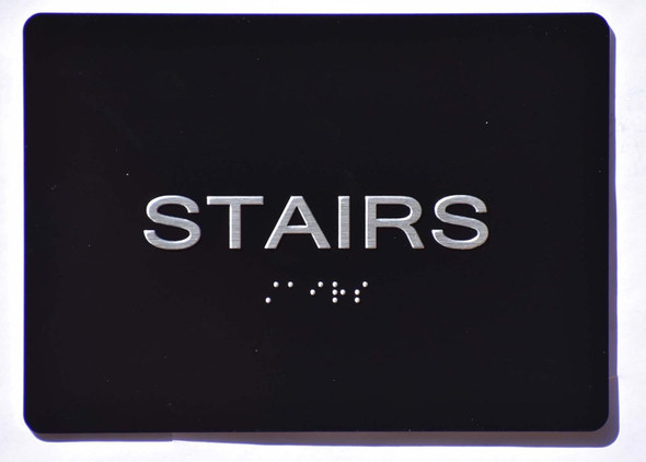 Black Floor number  -Tactile Graphics Grade 2 Braille Text with raised letters