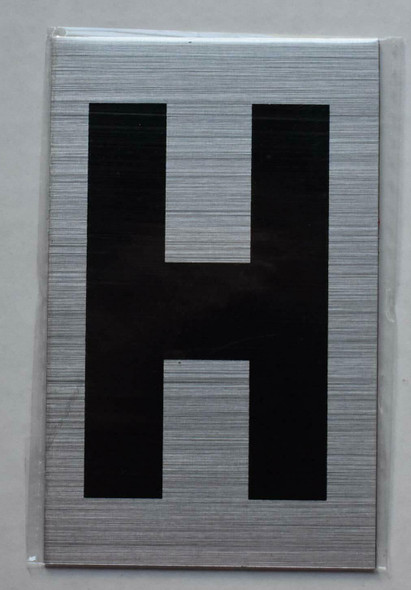 Apartment Number  Signage - Letter H