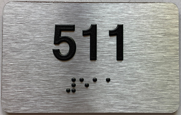 apartment number 511 sign