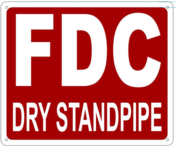 FDC DRY STANDPIPE SIGN