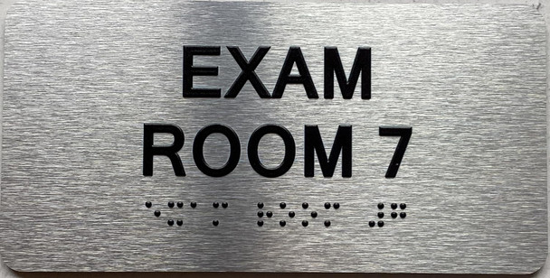 EXAM ROOM SIGNS WITH RAISED LETTERS (EXAM ROOM 7)