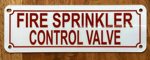 FIRE SPRINKLER CONTROL VALVE SIGN