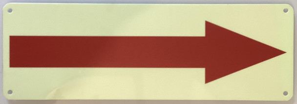 ARROW SIGN GLOW IN THE DARK