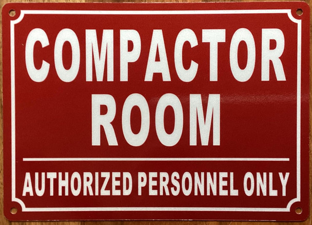 COMPACTOR ROOM SIGN