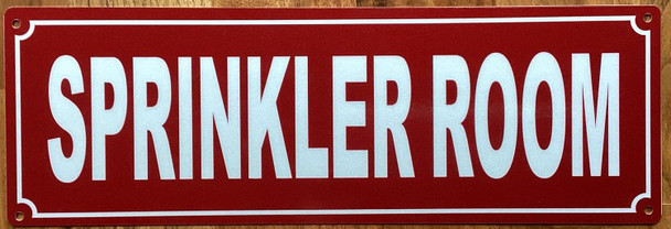 SPRINKLER ROOM SIGN