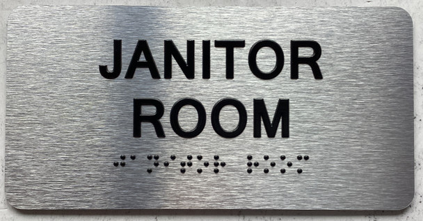 JANITOR ROOM Ada Sign