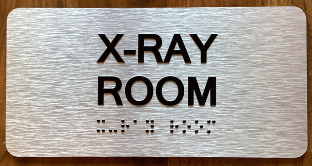 X-Ray Room Sign with Raised Letters & Grade 2 Sign