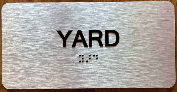 Yard Sign with Raised Letters & Grade 2 Sign